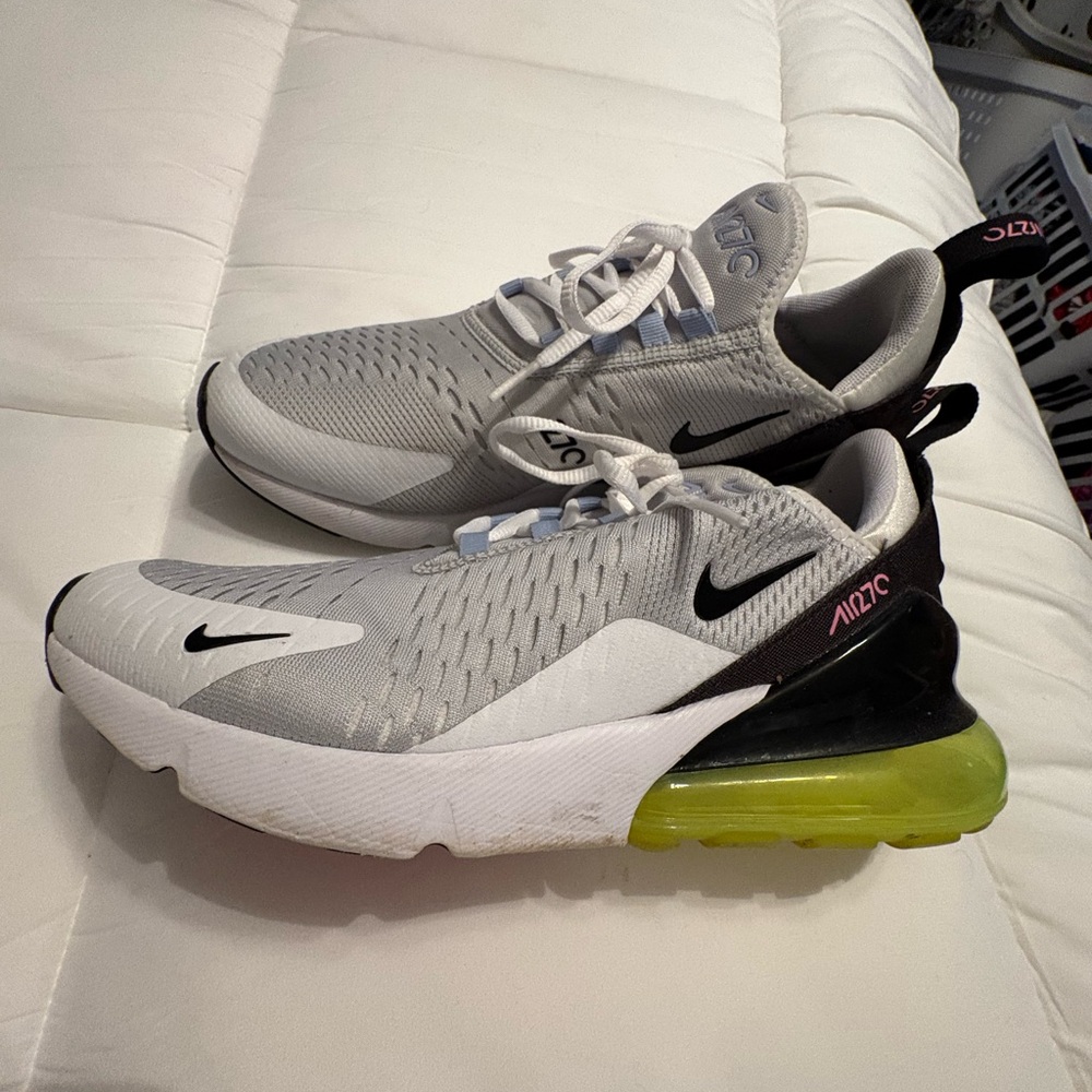 Nike Air Max 270 White and Black Sneakers